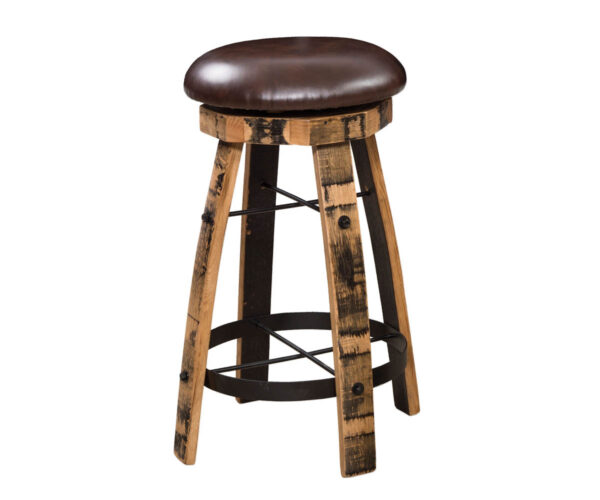 Barrel 24" Swivel Barstool