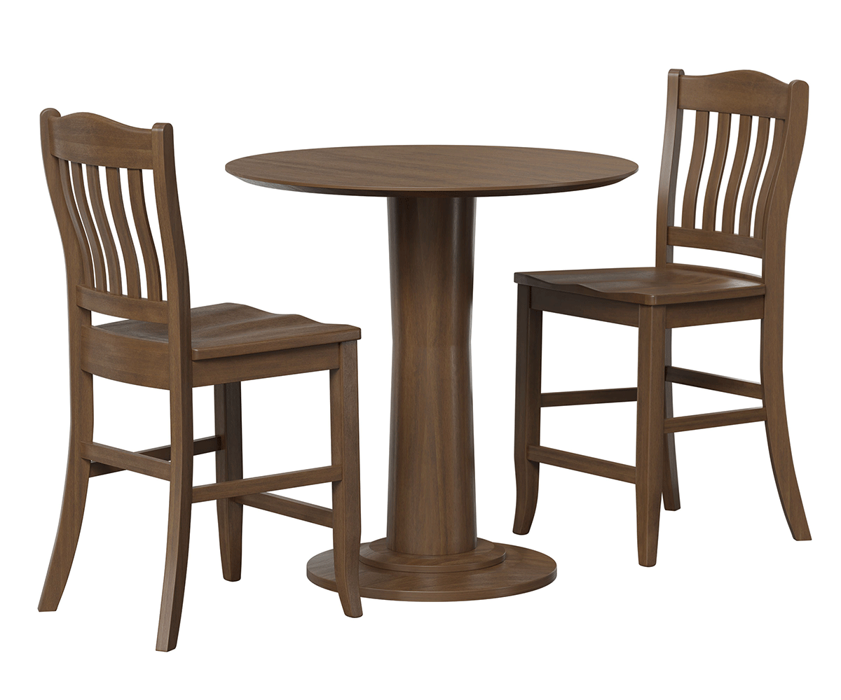 Messner 24" Stationary Bar Chair - Image 2