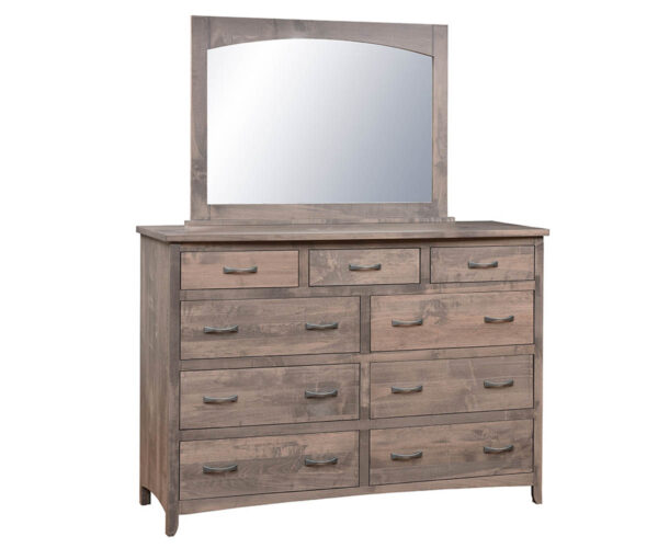 Roxbury Rustic Smooth Mule Dresser with Mirror