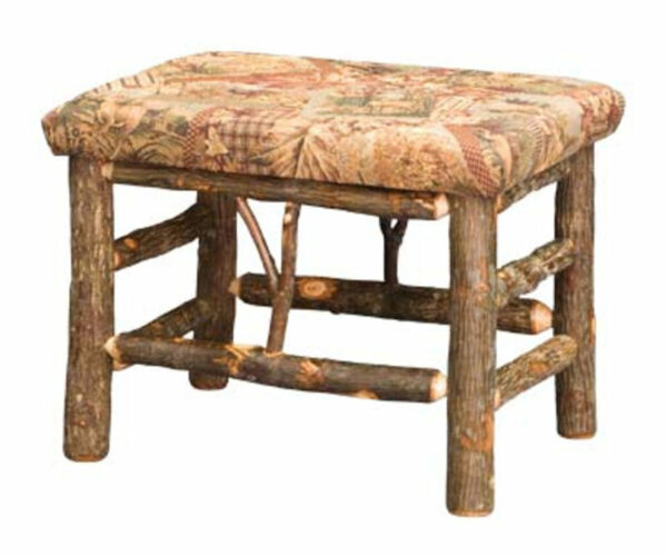 24" Bench With Fabric Seat