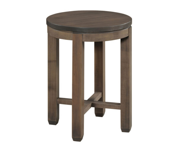 Antigo X Round End Table - 18"