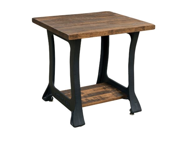 Cast Iron End Table