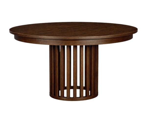 Cosmopolitan Loft 54" Round Dining Table with Skirt