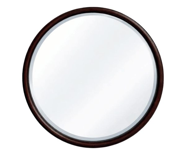 Intersection Round Beveled Mirror